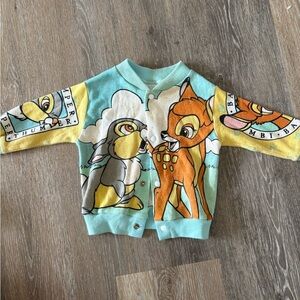 Disney Bambi and Thumper Kids Sweater - Blue and Yellow